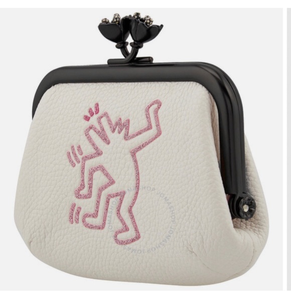 Coach 1941 X Keith Haring Dancing Dog Glitter Motif Coin Pouch - Picture 2 of 6